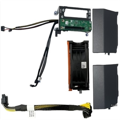 Dell T560 Conversion Kit To 2+GPUs For 2CPU Configurations, Customer Install [1 Single Riser + GPU Shroud + 8 HPR Fans + L40 H++ PWR CBL]