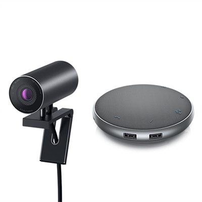 Image of Dell UltraSharp Webcam + Dell Mobile Adapter Speakerphone - MH3021P