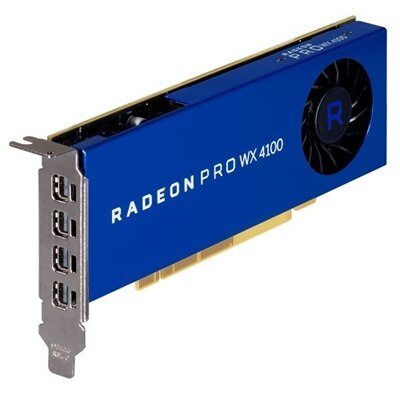 UPC 884116310822 product image for Radeon Pro WX 4100, 4GB, 4 DP, HH | upcitemdb.com
