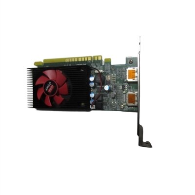 Dell AMDÂ® Radeon R5 430, 2 GB GDDR5, Full Height, PCIe 3.0x8, 1 DVI, 1 DP Graphics Card