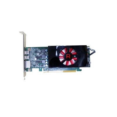 Dell AMDÂ® Radeon RX 640, 4 GB GDDR5, full height, PCIe 3.0x8, 1 DP, 2 mDP Graphics Card