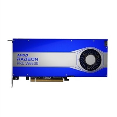 Dell AMDÂ® Radeon Pro W6600, 8 GB GDDR6, full height, PCIe 4.0x8, 4 DP Graphics Card