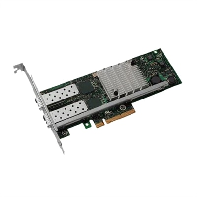 Dell IO 10 Gbit/s ISCSI Dubbel Portar PCI-E Copper-styrenhet Kort - Fullhöjd