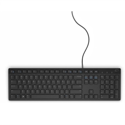 Dell Multimedia Keyboard-KB216 - UK (QWERTY) - Black (RTL BOX)