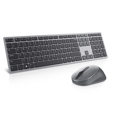 Dell Premier-Mehrgeräte-Wireless-Tastatur und -Maus - KM7321W - französisch (AZERTY)