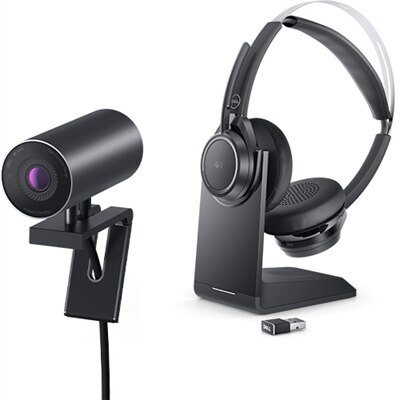 Dell UltraSharp-webbkamera Och Trådlöst Dell Premier ANC-headset