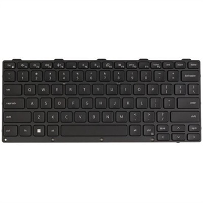 Dell English-US Non-Backlit Keyboard with 82-keys for Latitude 13 Rugged 7330 Extreme and Latitude 14 Rugged 5430