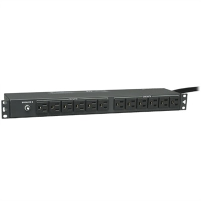 TrippLite 24-Outlets PDU2430 Single-Phase Basic 1-Units Horizontal Rackmount Power Distribution Unit