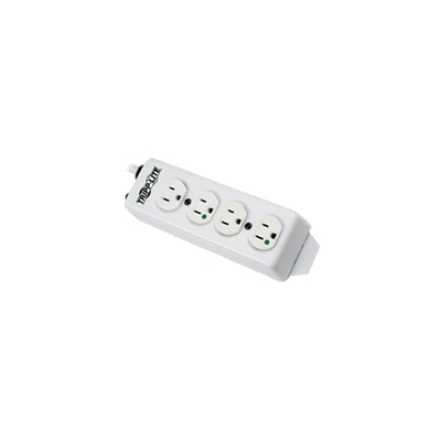 Tripp Lite Power Strip Hospital Medical 120V 5-15R-HG 4 Outlet 15' Cord Metal - power strip