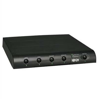 TrippLite 6-outlet Under-Monitor Protect It! Surge Suppressor with 6-ft Cord