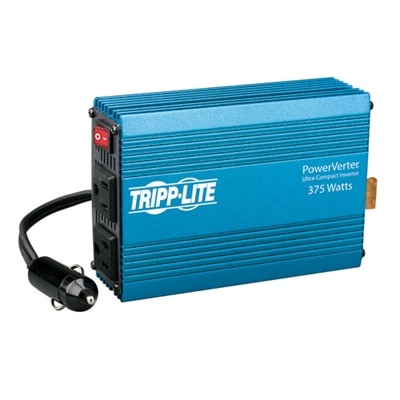 TrippLite 2-Outlets PowerVerter 375W Ultra-Compact Inverter