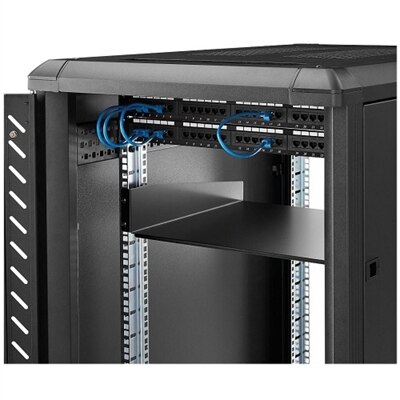 Standard Universal Server Rack Cabinet Shelf - Black
