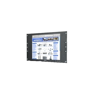 7U Flush Rack Mount Monitor with Dell E170S 17 inch Flat Panel LCD Monitor
