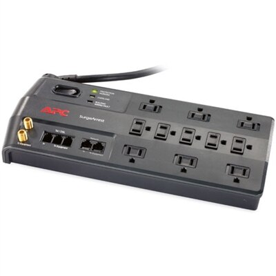 APC SurgeArrest Performance Surge Protector 11 Outlet Power Strip with Phone, Network Ethernet and Coaxial Protection (P11VNT3)