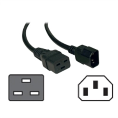 TrippLite 14AWG IEC-320-C19 to IEC-320-C14 Heavy Duty Power Cord - 6 ft