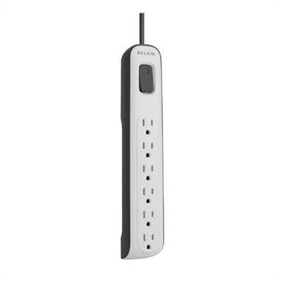 Belkin Essential Surge Protector - Protection contre les surtensions - 1.875 kW - connecteurs de sortie : 6