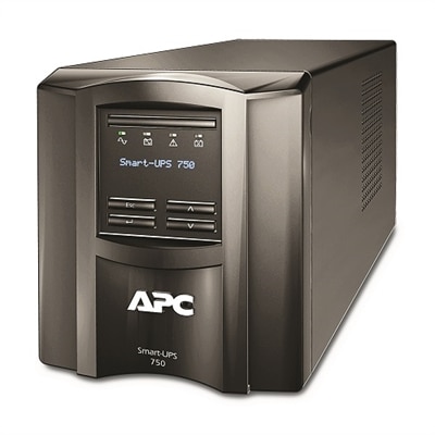 APC Smart-UPS 750 LCD - UPS - AC 230 V - 500-watt - 750 VA - RS-232, USB - 6 Utgång(ar) - Svart