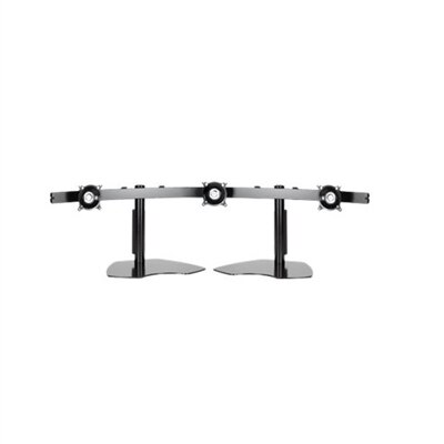 Triple Monitor Stand - Black