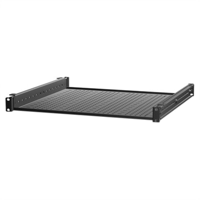 Adjustable Hardware Mounting Shelf - Black