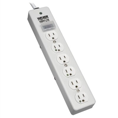 TrippLite 6-Outlet SPS606HGRA Surge Suppressor with 6 ft Cord