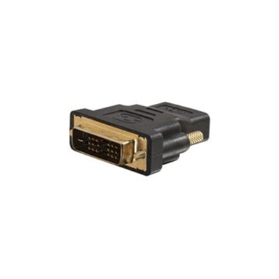 C2G DVI-D to HDMI Adapter - Inline Adapter - Male to Female - Video adapter - DVI-D (M) to HDMI (F) - black