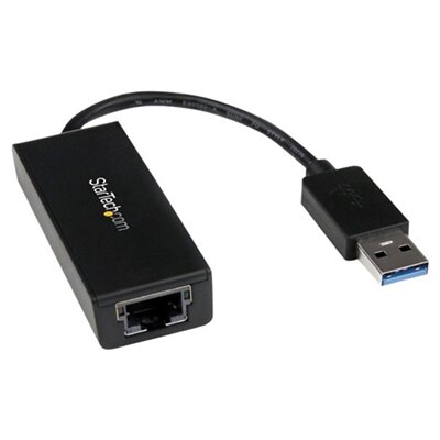 StarTech.com USB 3.0 to Gigabit Ethernet Adapter - 10/100/1000 NIC Network Adapter - USB 3.0 Laptop to RJ45 LAN (USB3...