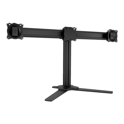 Chief Kontour Series K3F310B - Mounting kit (desk stand) for 3 LCD displays - black - screen size: up to 27-inch - de...