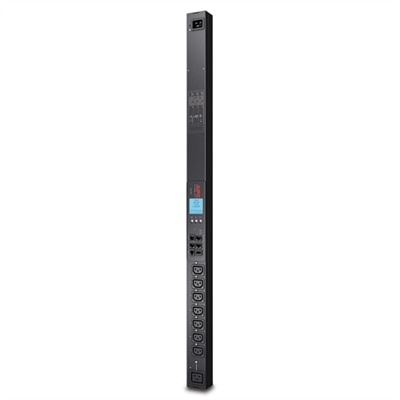 APC NetShelter Switched Rack PDU, 0U, 20A, 208V, 7 C13 and 1 C19 outlets, L620 Cord