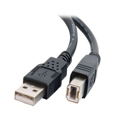 CablesToGo C2G - USB 2.0 A/B (Drucker) Kabel - Schwarz - 2m
