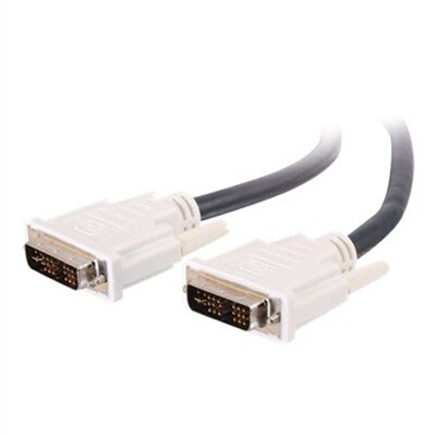CablesToGo C2G - DVI-I Single Link Kabel (Stecker)/(Stecker) - Schwarz - 1m