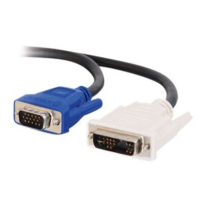 CablesToGo C2G - VGA (Male) to DVI-A (Male) Cable - Black - 3m