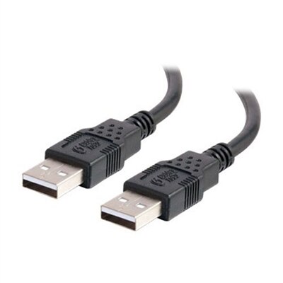 CablesToGo C2G - USB 2.0 A/A Cable - Black - 2m