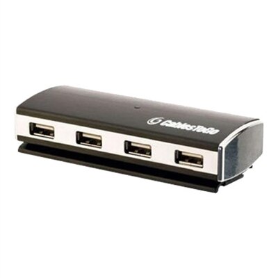 CablesToGo C2G - USB 2.0 4-Port Hub - Black