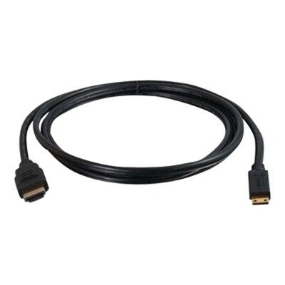 CablesToGo C2G - Mini HDMI (Male) to HDMI (Male) Cable - Black - 2m