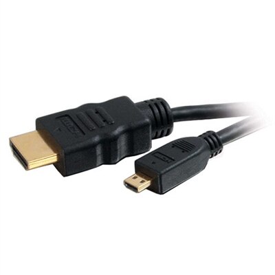 CablesToGo C2G - Micro HDMI (Male) to HDMI (Male) Cable - Black - 1m