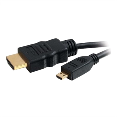 CablesToGo C2G Value Series High Speed With Ethernet HDMI Micro Cable - Video/ljud/nätverkskabel - HDMI - 19-stifts HDMI (hane) - 19-stifts Mikro HDMI