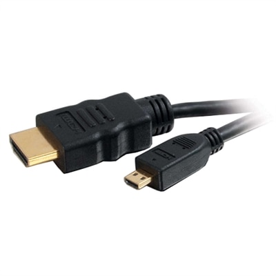 CablesToGo C2G - Micro HDMI (Male) to HDMI (Male) Cable - Black - 3m