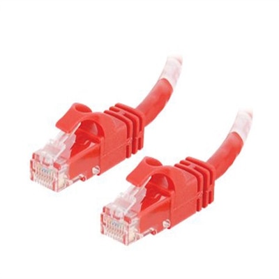 CablesToGo C2G - Cat6 Ethernet (RJ-45) UTP Snagless Cable - Red - 0.5m