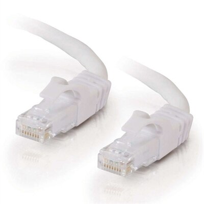 CablesToGo C2G - Cat6 Ethernet (RJ-45) UTP Snagless Cable - White - 1m