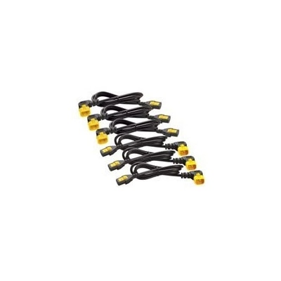 APC - Power cable - IEC 60320 C13 to IEC 60320 C14 - 10 A - 6 ft - 90Â° connector - black - North America - for P/N- SCL500RMI1UC, SCL500RMI1UNC,