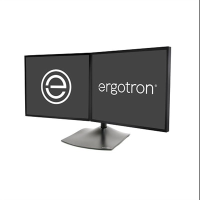 Ergotron DS100 Standfuß Für Zwei Monitore Horizontal Angeordnet