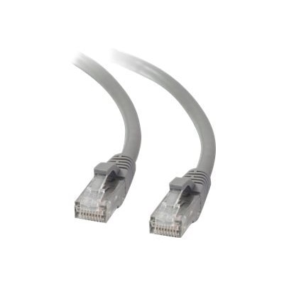 C2G 14ft Cat5e Ethernet Cable - Snagless Unshielded (UTP) - Gray - patch cable - 14 ft - gray