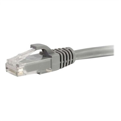 C2G 50ft Cat5e Ethernet Cable - 350MHz - Snagless - Grey - patch cable - 50 ft - gray