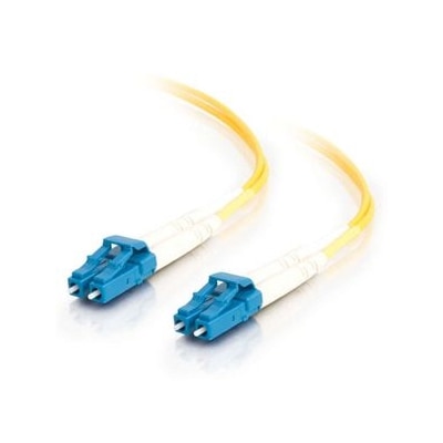 C2G 30m LC-LC 9/125 Duplex Single Mode OS2 Fiber Cable - Yellow - 100ft - patch cable - 30 m - yellow