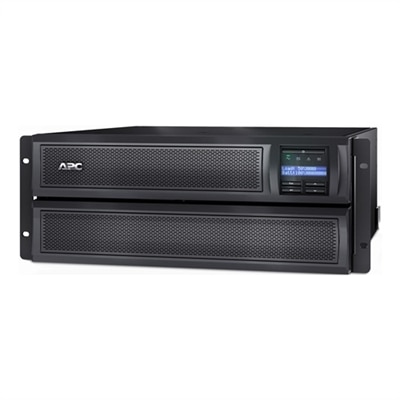 APC Smart-UPS X 3000VA Rack/Tower LCD UPS Battery Backup with Network Card (SMX3000LVNC)