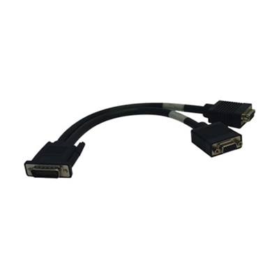 Tripplite Tripp Lite 1ft DMS-59 to 2x VGA Splitter Cable M/Fx2 1' - cÃ¢ble VGA - 30.5 cm