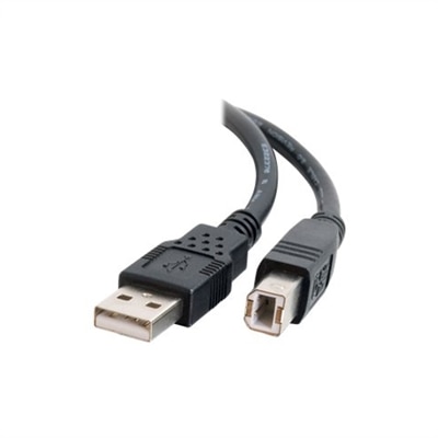 C2G 2m USB A to B Cable Printer Cable USB Cable USB 2.0 6ft USB 2.0 6.6 ft - black