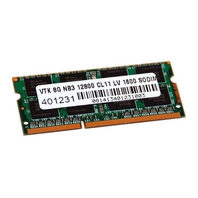 8GB DDR3L Low Voltage 1600 MHz (PC3-12800) CL11 SODIMM - Notebook RAM - VisionTek