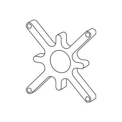 Ergotron Spacer Kit for Recessed Display Interface - composant de montage