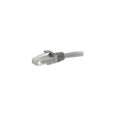 C2G 12ft Cat6a Snagless Unshielded (UTP) Network Patch Ethernet Cable-Gray - patch cable - 12 ft - gray